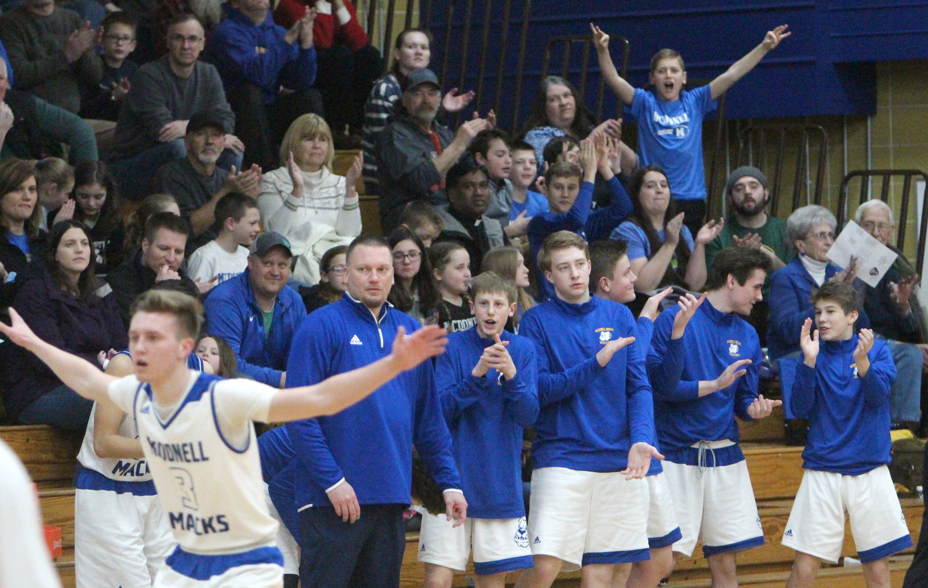 Prentice at McDonell boys basketball 3-2-19